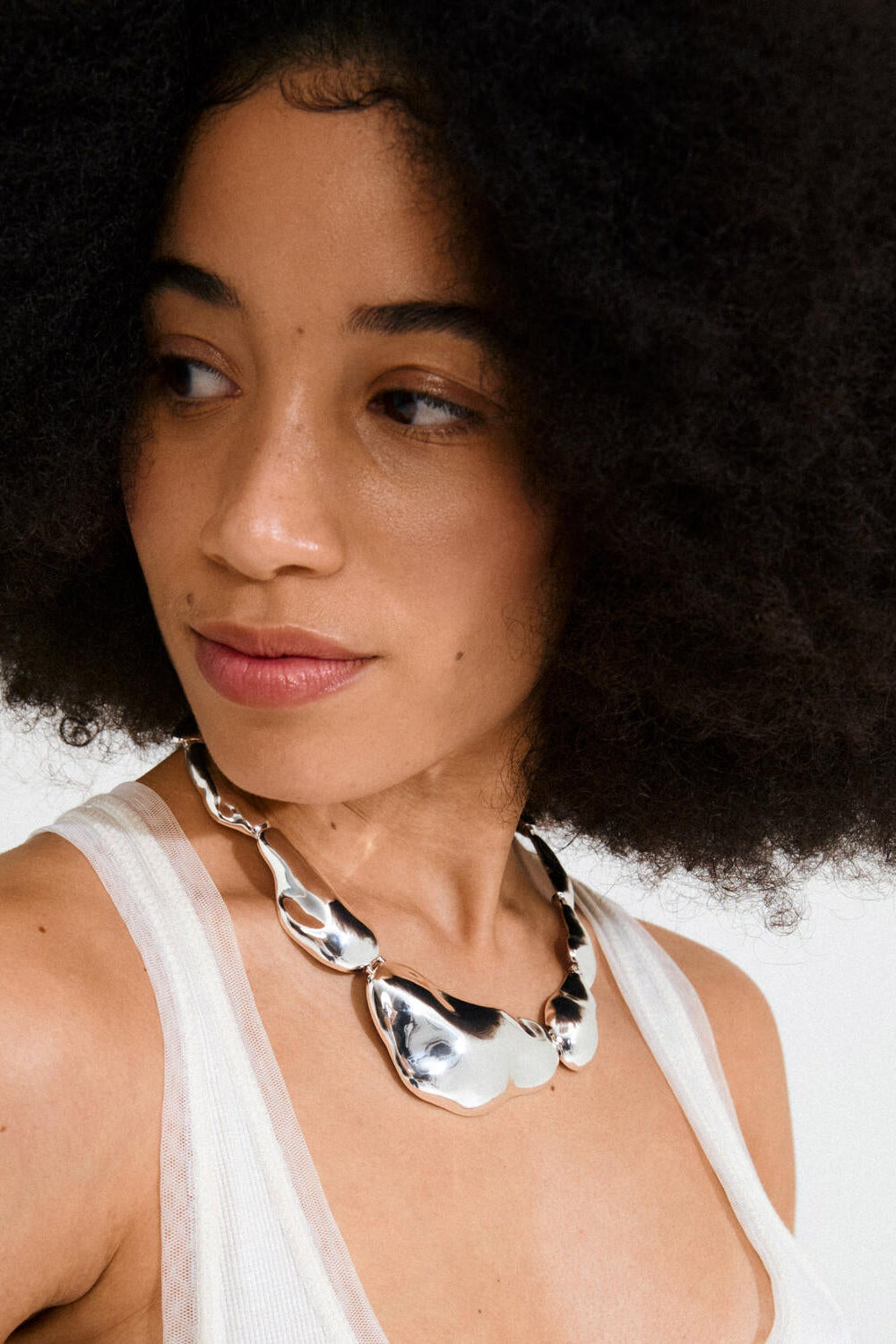 Free Statement halskæde - sølvbelagt